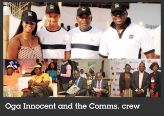 Oga Innocent and the Comms. crew
 