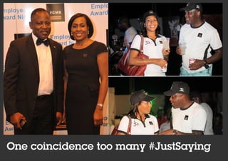 One coincidence too many #JustSaying
 