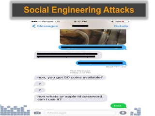 Social Engineering Attacks
 