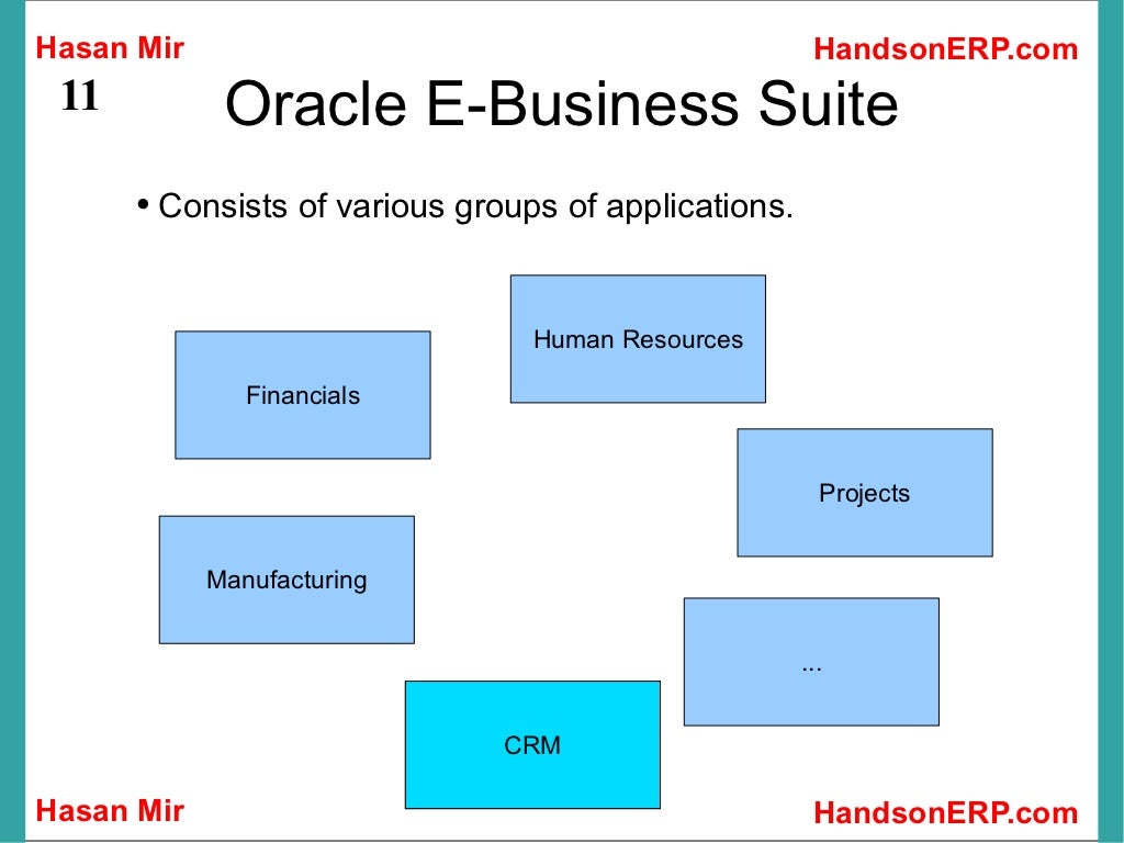 Introduction to Oracle Financials