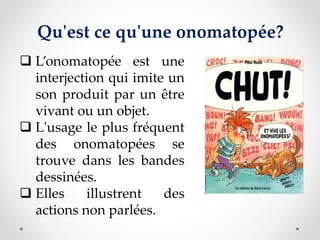 Onomatopée | PPTX