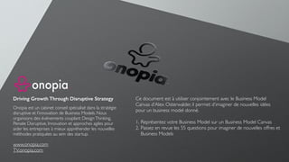 Onopia - 55 questions pour imaginer votre business model