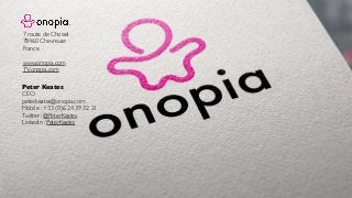 Onopia - 55 questions pour imaginer votre business model