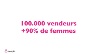 100.000 vendeurs
+90% de femmes
 