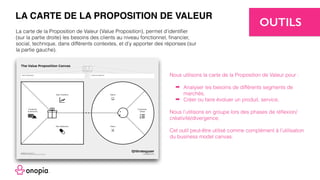 Le design sprint et Deep Dive en design thinking sont
des processus structuré de cinq jours pour répondre
aux questions stratégiques de l'entreprise grâce au
design, au prototypage et aux tests d'idées avec les
clients.
Développé chez GV (Google Venture), le Design Sprint
fait partie intégrante des «succès les plus importants»
de la stratégie commerciale, de l'innovation, de la
science du comportement, de la conception, agencé
dans un processus testé que toute équipe peut utiliser.
LE DEEP DIVE OU DESIGN SPRINT
5 jours pour solutionner vos challenges
business
Go ou NoGo d’une idée, projet, le sprint et le
Deep Dive permettent de valider rapidement vos
hypothèses auprès du marché, de clariﬁer un
besoin, une solution, que ce soit au niveau
technique ou fonctionnel. Cette démarche hyper
structurée permet une économie de temps et
d’argent.
Livrables
DEEP DIVE
Lundi Mardi Mercredi Jeudi Vendredi
Map Sketch Decide Prototype Test
Déroulé d’un
Deep Dive ou
Design Sprint
 