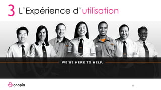 3 L’Expérience d’utilisation
60
 