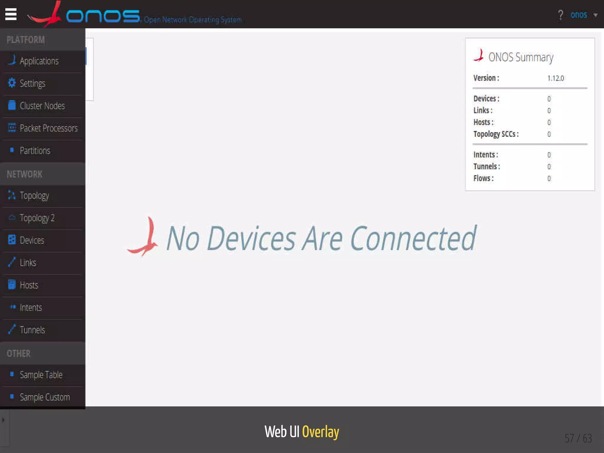 Web UI Overlay 57 / 63
 