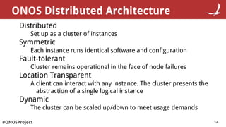 Onos overview meetup sdn paris - redux | PPTX
