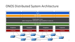 ONOS Distributed System Architecture
9Ping-Chun Huang
 