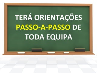 TERÁ 
ORIENTAÇÕES 
PASSO-­‐A-­‐PASSO 
DE 
TODA 
EQUIPA 
 