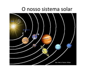O nosso sistema solar 