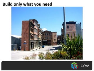 Build only what you need