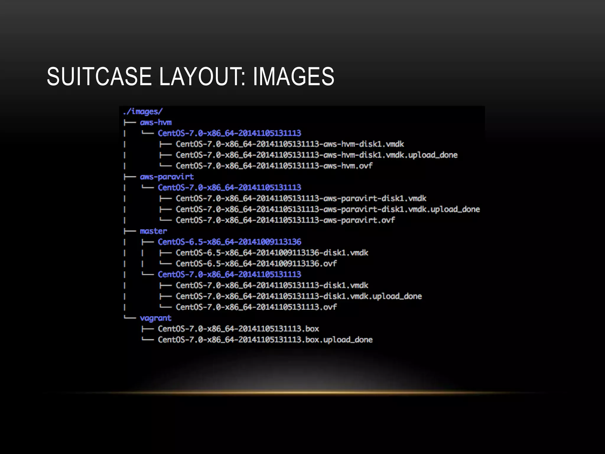SUITCASE LAYOUT: IMAGES 
 