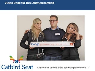 Vielen Dank für Ihre Aufmerksamkeit




                      Alle Formeln und die Slides auf www.prometeo.de   41
 