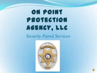 Security Patrol Services

 