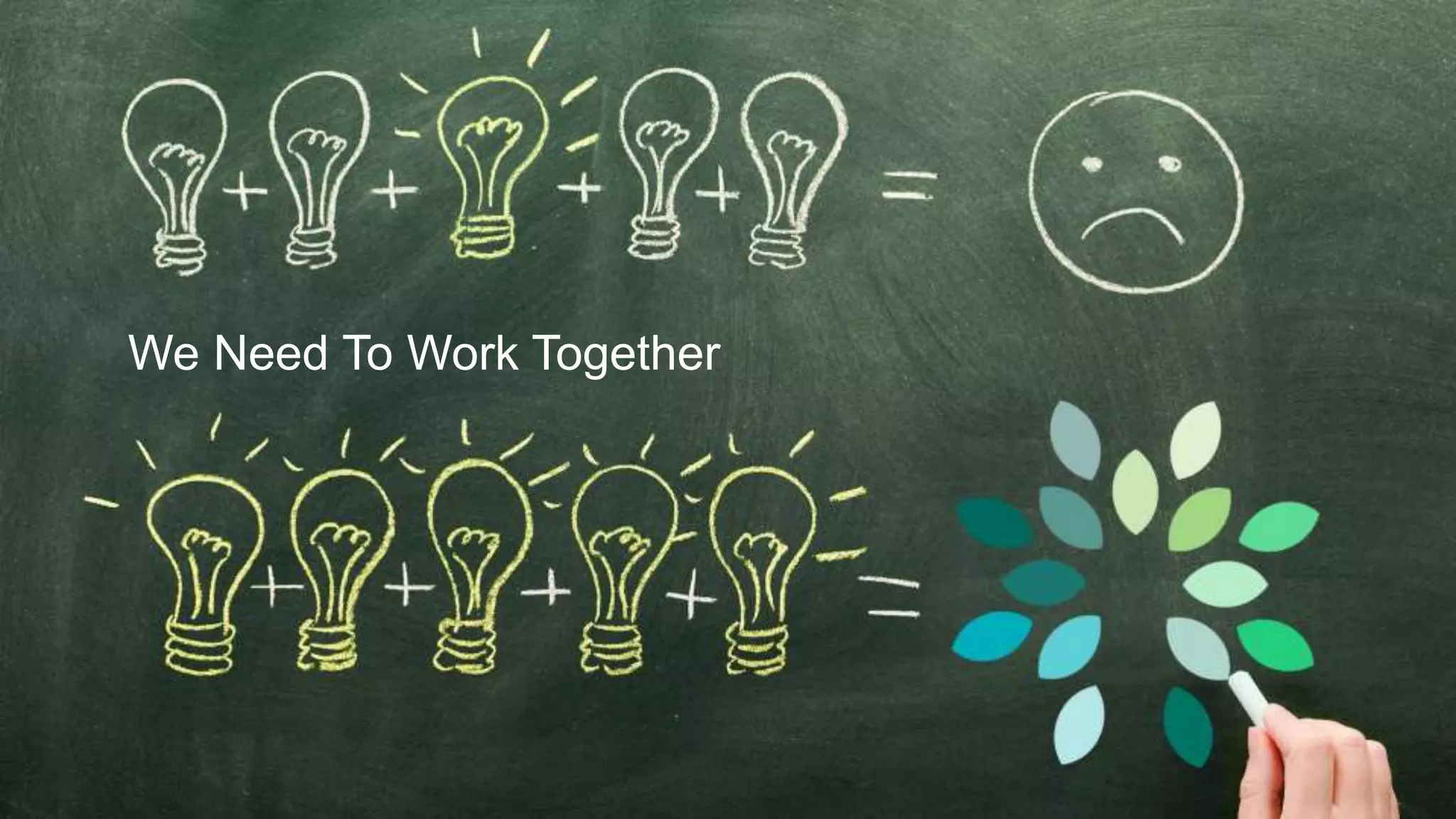 We Need To Work Together
 