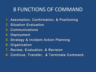 On scene reports and size up | PPT