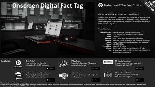 Onscreen Digital Fact Tag

 