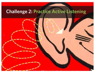Thee Tip: Visualize InsightsChallenge 2: Practice Active Listening
 