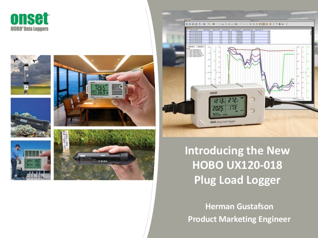 HOBO Plug Load Data Logger Webinar by Onset HOBO Data Loggers