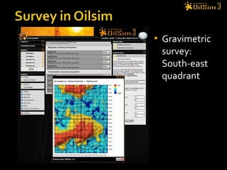  Gravimetric
survey:
South-east
quadrant
 