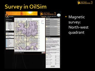  Magnetic
survey:
North-west
quadrant
 