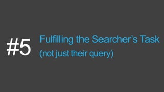 If Google sees
that many people
who perform these
types of queries:
 