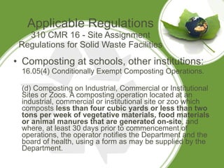 On Site Composting - McGovern | PPT