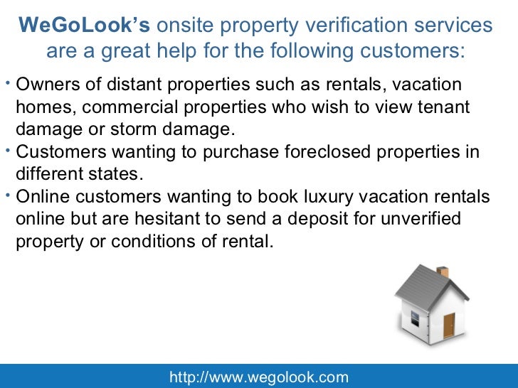 OnSite Property Verification Services by WeGoLook