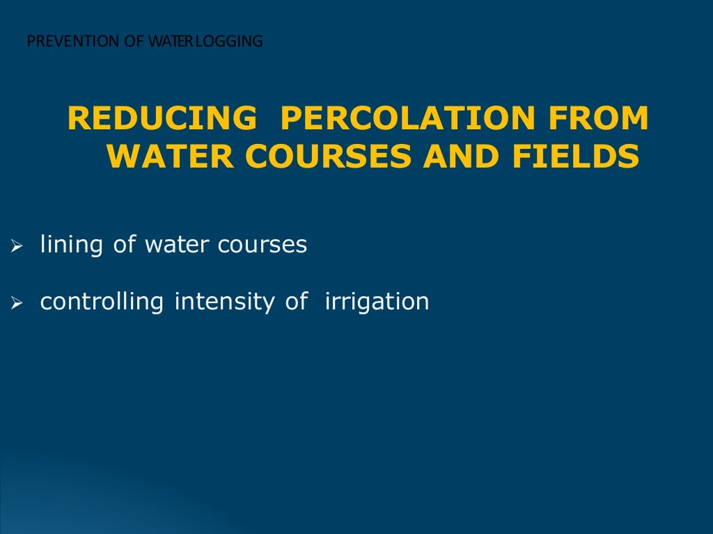 Waterlogging Types & Causes of Waterlogging Effects & its control Sal…