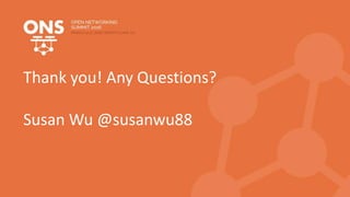 Thank you! Any Questions?
Susan Wu @susanwu88
 