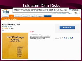 Lulu.com Data Disks 