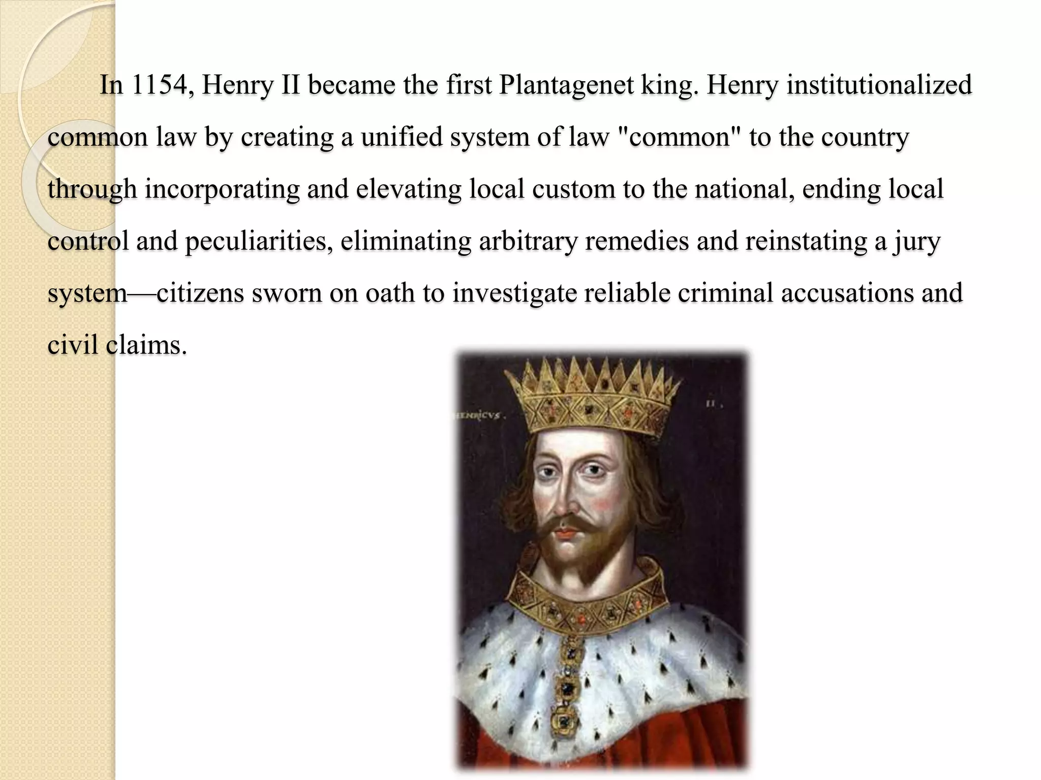 The history of Common Law | PPTX