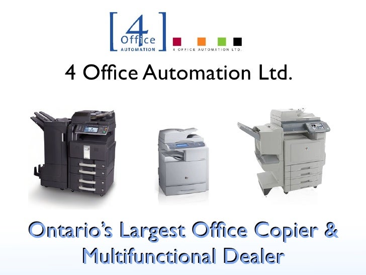Ontario Copier Dealer Copier Dealer Toronto Ottawa Gta
