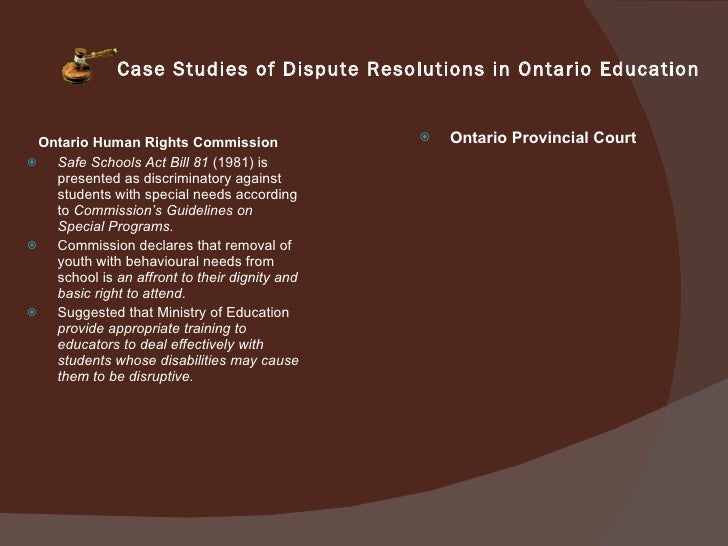 Ontario Education Act P P Presentation