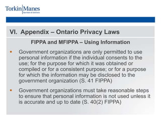 Phippa Rajeev Sharma - Ontario health privacy law | PPTX