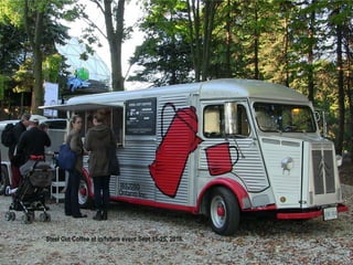 Steel Cut Coffee at in/future event Sept 15-25, 2016.
 