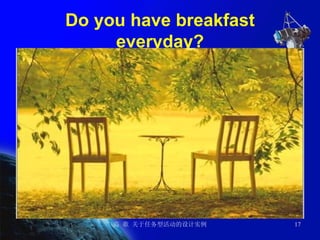 Do you have breakfast everyday? 