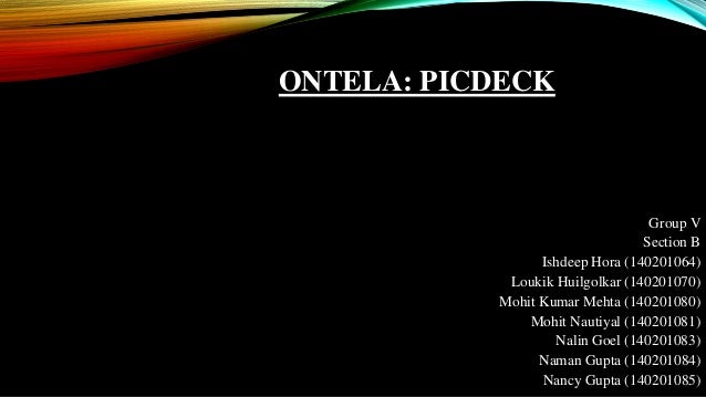 Ontela picdeck essay 04 image