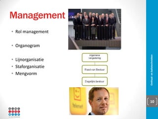 Dienstenmarketing
Onthaal- en balietechnieken 10
 