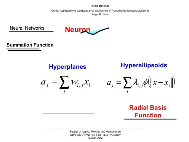 Radial basis function dissertation