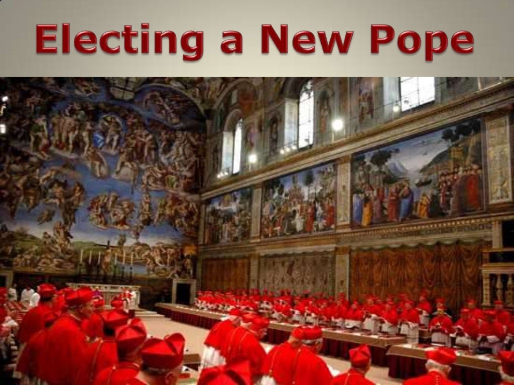 To elect a new Pope,