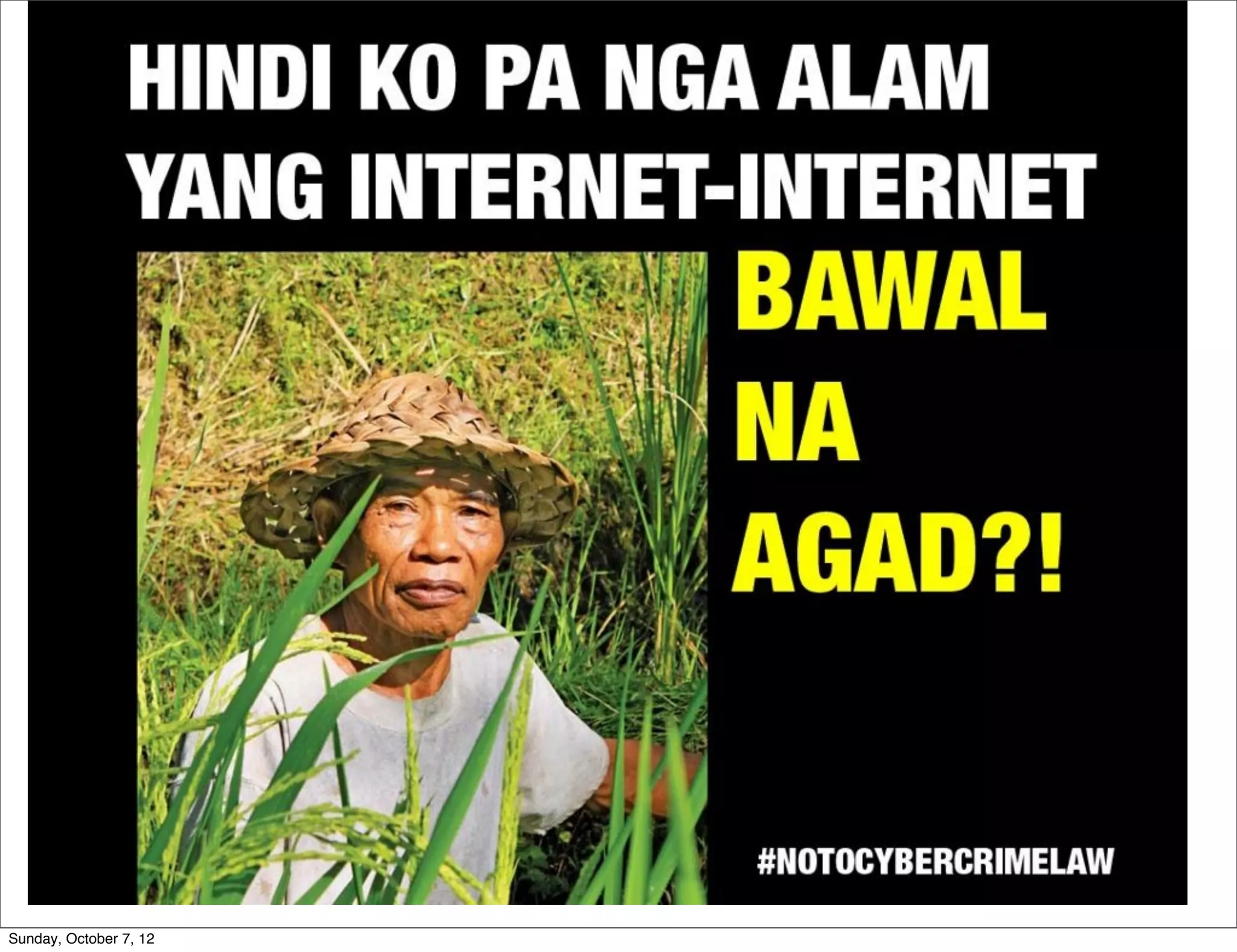 Sunday, October 7, 12
 