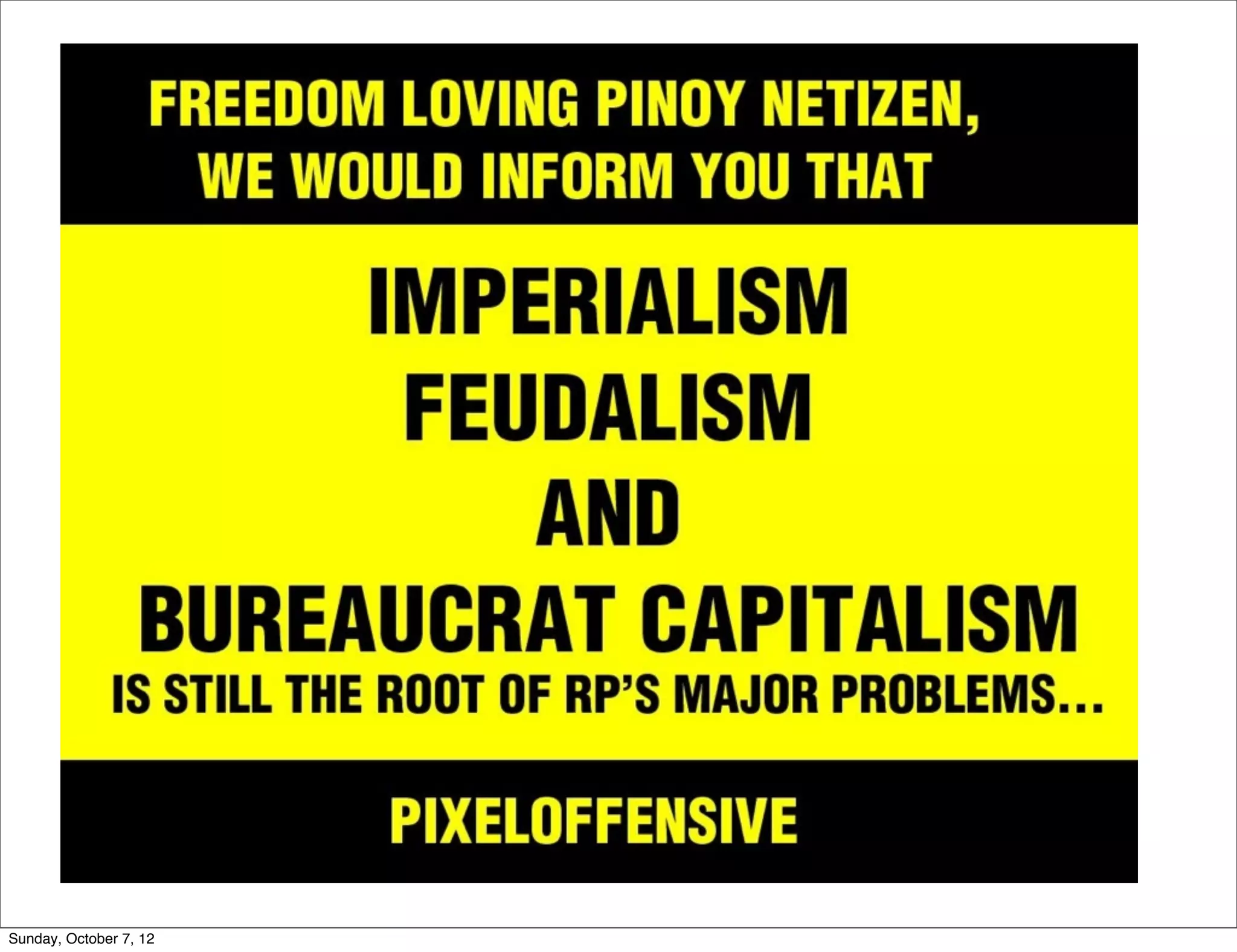 Sunday, October 7, 12
 