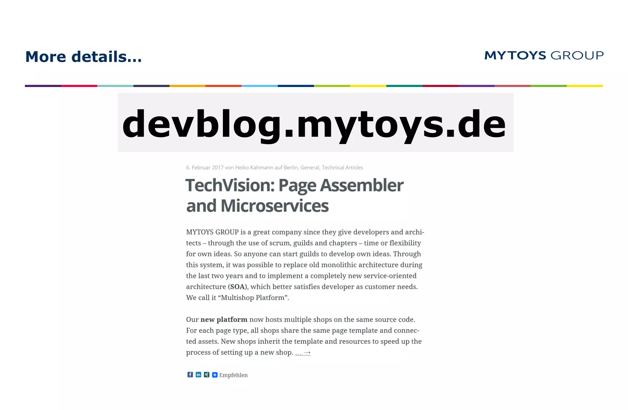 More details…
devblog.mytoys.de
 
