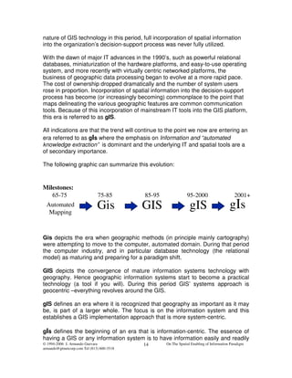 On the spatial enabling of information paradigm rev 06 | PDF