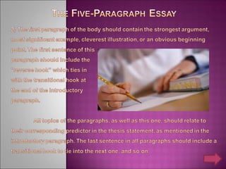 On the Thesis Statement and the Five-Paragraph Essay
