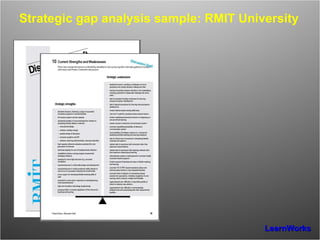 Strategic gap analysis sample: RMIT University 