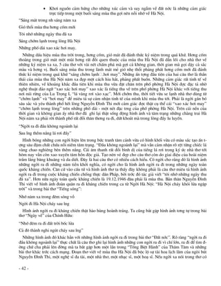  Kh¬i nguån c¶m høng cho nh÷ng xóc c¶m vµ suy ngÉm vÒ ®Êt níc lµ nh÷ng c¶m gi¸c
                trùc tiÕp trong mét buæi s¸ng mïa thu gîi nªn nçi nhí vÒ Hµ Néi.
“S¸ng m¸t trong nh s¸ng n¨m xa
Giã thæi mïa thu h¬ng cèm míi
T«i nhí nh÷ng ngµy thu ®· xa
S¸ng chím l¹nh trong lßng Hµ Néi
Nh÷ng phè dµi xao x¸c h¬i may.
  Nh÷ng dÊu hiÖu mïa thu trêi trong, h¬ng cèm, giã m¸t ®· ®¸nh thøc kû niÖm trong qu¸ khø. H¬ng cèm
tho¶ng trong giã m¸t mét mïi h¬ng rÊt ®çi quen thuéc cña mïa thu Hµ Néi ®· dÉn lèi cho nhµ th¬ vÒ
nh÷ng kû niÖm xa xa, 5 c©u th¬ víi vµi nÐt chÊm ph¸ mµ gîi c¶ kh«ng gian, thêi gian mµ gäi dËy c¶ s¾c
mµu vµ h¬ng vÞ. Buæi s¸ng mïa thu trong lµnh m¸t mÎ giã nhÑ thæi ph¶ng phÊt h¬ng cèm míi ®· ®¸nh
thøc kØ niÖm trong qu¸ khø “s¸ng chím l¹nh .h¬i may”. Nh÷ng Ên tîng ®Çu tiªn cña hai c©u th¬ lµ thÇn
th¸i cña mïa thu Hµ Néi n¨m xa ®Ñp mét c¸ch hiu h¾t, ph¶ng phÊt buån. Nh÷ng c¶m gi¸c rÊt tinh tÕ vÒ
thiªn nhiªn, vÒ kho¶ng kh¾c ®Çu tiªn khi mïa thu võa ®Æt ch©n trªn phè phêng Hµ Néi ®îc ®Æc t¶ nhê
nghÖ thuËt ®¶o ng÷ “xao x¸c h¬i may” xao x¸c lµ tiÕng thu vÒ trªn phè phêng Hµ Néi kh¸c víi tiÕng thu
n¬i nói rõng cña Lu Träng L “l¸ vµng r¬i xµo x¹c”. Míi chím thu, thêi tiÕt võa se l¹nh nhµ th¬ dïng tõ
“chím l¹nh” vµ “h¬i may” ®Ó miªu t¶ sù c¶m nhËn tinh tÕ cña m×nh khi mïa thu tíi. Ph¶i lµ ngêi g¾n bã
s©u s¾c vµ yªu thµnh phè hÕt lßng NguyÔn §×nh Thi míi c¶m gi¸c ®îc thËt cô thÓ c¸i “xao x¸c h¬i may”
“chím l¹nh trong lßng” trªn nh÷ng phè dµi - mét nÐt ®Æc trng cña phè phêng Hµ Néi. Trªn c¸i nÒn cña
thêi gian vµ kh«ng gian Êy nhµ th¬ ®· ghi l¹i thËt sèng ®éng h×nh ¶nh vµ t©m tr¹ng nh÷ng chµng trai Hµ
Néi n¨m xa ph¶i rêi thµnh phè rÊt ®çi th©n th¬ng ra ®i, døt kho¸t mµ trong lßng ®Çy lu luyÕn.
“Ngêi ra ®i ®Çu kh«ng ngo¶nh l¹i
Sau lng thÒm n¾ng l¸ r¬i ®Çy”
  H×nh bãng nh÷ng con ngêi hiÖn lªn trong bøc tranh t©m c¶nh võa cã h×nh khèi võa cã mµu s¾c t¹o Ên t-
îng s©u ®Ëm chÊt chøa nçi niÒm t©m tr¹ng. “§Çu kh«ng ngo¶nh l¹i” mµ vÉn c¶m nhËn râ rÖt tõng chiÕc l¸
vµng chao nghiªng bªn thÒm n¾ng. C¸i ©m thanh rÊt ®çi b×nh dÞ cña tiÕng l¸ r¬i trong ký øc nhµ th¬ tíi
h«m nay vÉn cßn xao xuyÕn t©m hån ®éc gi¶. T¹o nªn vÎ ®Ñp cho c©u th¬ cßn do giai ®iÖu cña hoµi niÖm
trÇm l¾ng b©ng khu©ng vµ da diÕt. §©y lµ hai c©u th¬ cã nhiÒu c¸ch hiÓu. Cã ngêi cho r»ng ®ã lµ h×nh ¶nh
nh÷ng ngêi ra ®i nh÷ng n¨m tiÒn khëi nghÜa, cã ngêi cho lµ h×nh ¶nh ngêi ra ®i trong nh÷ng ngµy toµn
quèc kh¸ng chiÕn. C¨n cø vµo cÊu tø vµ h×nh ¶nh th¬ ta thÊy ®©y kh«ng ph¶i lµ c©u th¬ miªu t¶ h×nh ¶nh
ngêi ra ®i trong cuéc kh¸ng chiÕn chèng thùc d©n Ph¸p, bëi tríc ®ã t¸c gi¶ viÕt “t«i nhí nh÷ng ngµy thu
®· xa”. H¬n n÷a ngµy toµn quèc kh¸ng chiÕn lµ 19.12.1946 ®©u ph¶i lµ mïa thu. B¶n th©n NguyÔn §×nh
Thi viÕt vÒ h×nh ¶nh ®oµn qu©n ra ®i kh¸ng chiÕn trong ca tõ Ngêi Hµ Néi: “Hµ Néi ch¸y khãi löa ngËp
trêi” vµ trong bµi th¬ “TiÕng sãng”:
Nhí n¨m xa trong ®ªm sãng vç
Ngêi ®i Hµ Néi ch¸y sau lng
  H×nh ¶nh ngêi ra ®i kh¸ng chiÕn thËt hµo hïng hoµnh tr¸ng. Ta còng b¾t gÆp h×nh ¶nh t¬ng tù trong bµi
th¬ “Ngµy vÒ” cña ChÝnh H÷u:
“Nhí ®ªm ra ®i ®Êt trêi bèc löa
C¶ ®« thµnh nghi ngót ch¸y sau lng”
  Nh÷ng h×nh ¶nh ®ã kh¸c h¼n víi nh÷ng h×nh ¶nh ngêi ra ®i trong bµi th¬ “§Êt níc”. Râ rµng “ngêi ra ®i
®Çu kh«ng ngo¶nh l¹i” thùc chÊt lµ c©u th¬ ghi l¹i h×nh ¶nh nh÷ng con ngêi ra ®i v× chÝ lín, ra ®i ®Ó t×m ®-
êng chø cha ph¶i lªn ®êng mµ ta b¾t gÆp h¬n mét lÇn trong “Tèng BiÖt Hµnh” cña Th©m T©m vµ nh÷ng
bµi th¬ kh¸c tríc c¸ch m¹ng. §o¹n th¬ viÕt vÒ mïa thu Hµ Néi ®· béc lé sù tµi hoa lÞch l·m cña ngßi bót
NguyÔn §×nh Thi, mét nghÖ sÜ ®a tµi, mét nhµ th¬, mét nh¹c sÜ, mét ho¹ sÜ. NÕu ngêi xa nãi trong th¬ cã

- 42 -
 