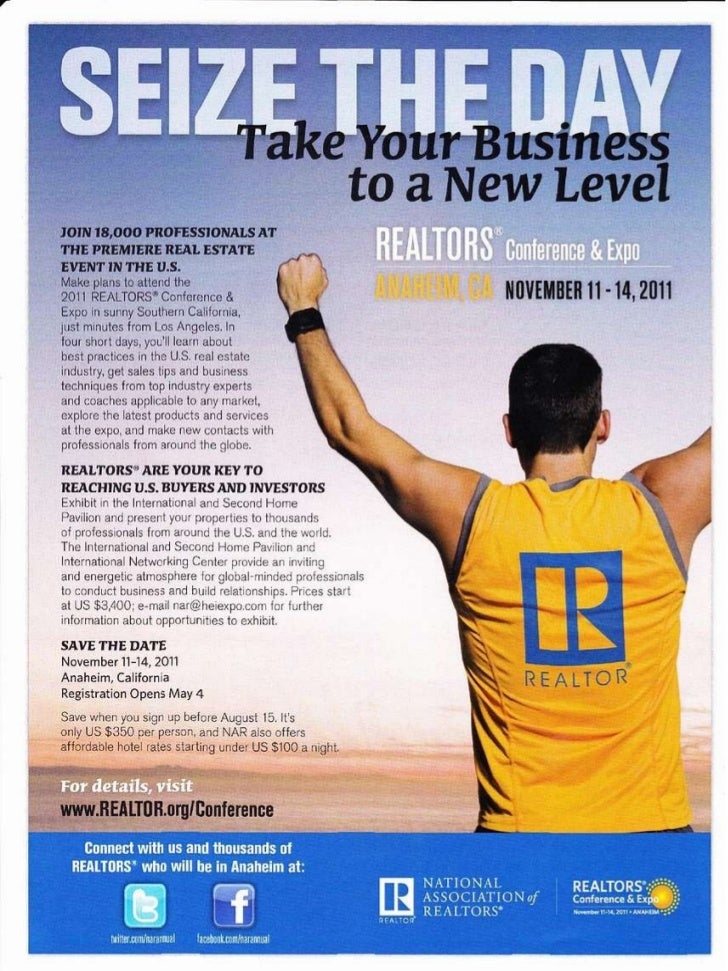 REALTORS ® Conference & Expo to Anaheim, CA